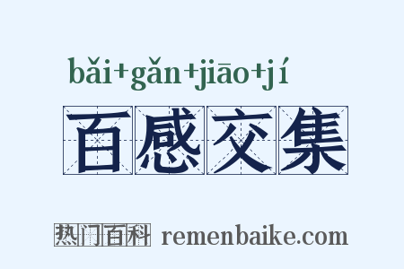 百感交集是什么意思的图片